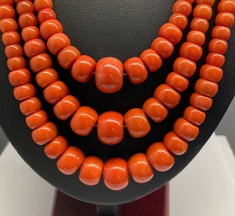 Biżuteria góralska koral - Korale ludowe Szarotka