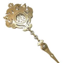 spinka z mosiądzu 6 ramienna