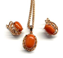 Komplet ze stali chirurgicznej - Julia